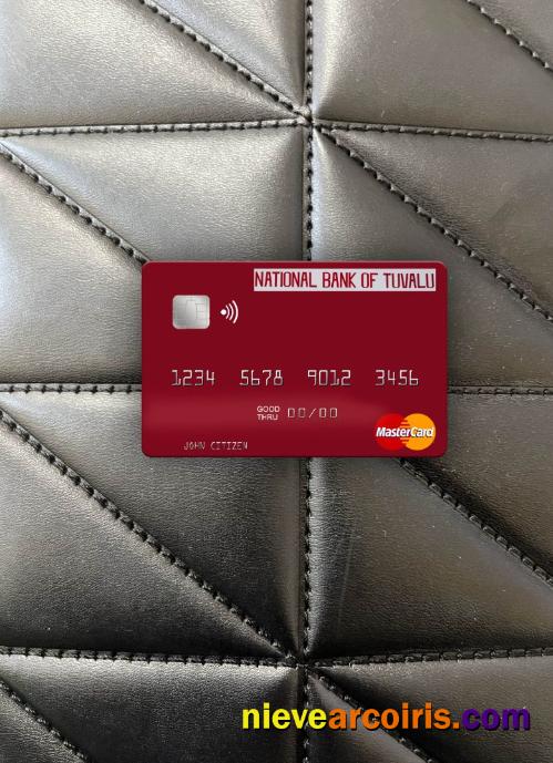 Tuvalu National Bank of Tuvalu mastercard photolook